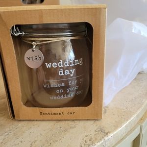 Wedding wishes jar